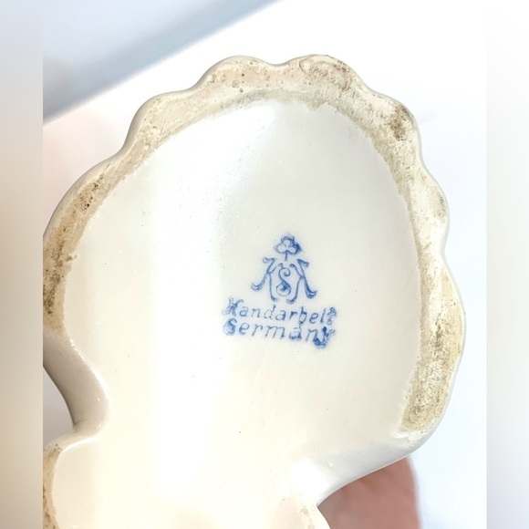 Vintage Kammer and Kramer Rose Porcelain Candlestick Germany KSK - Picture 7 of 12